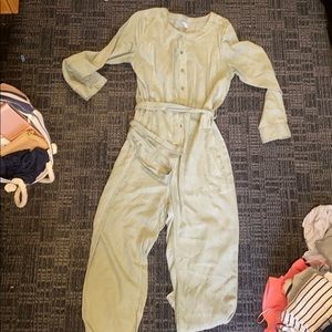 Green army jumpsuit